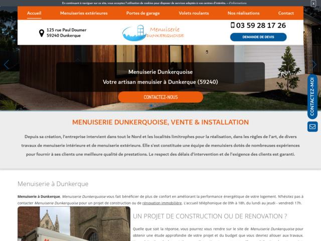 Menuisier dans le 59