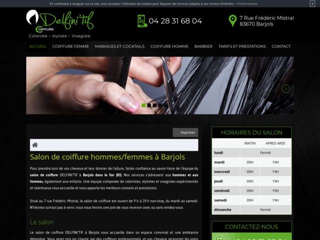 Votre coiffeur pour femme à Barjols, Delfini'tif