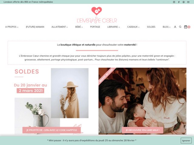 L'embrasse coeur, concept-store maternité green et engagé