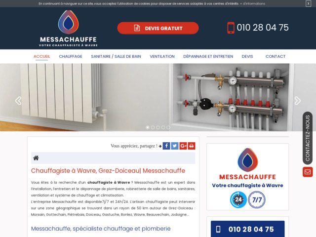 Dépannage de chauffage à Wavre (Messachauffe)