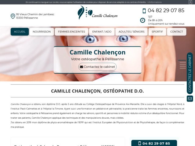 Ostéopathe femme enceinte à Salon-de-Provence