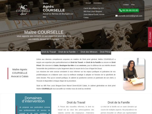 Avocat droit de la famille-divorce Calais (62) - Me Agnès Courselle