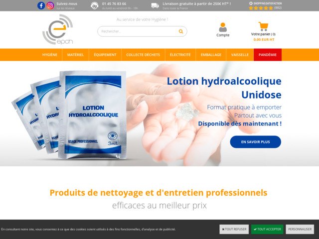 Produits de nettoyage et d'entretien professionnels