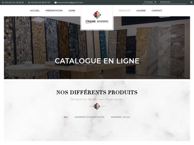 Marbre granit et pierres naturelles Maroc