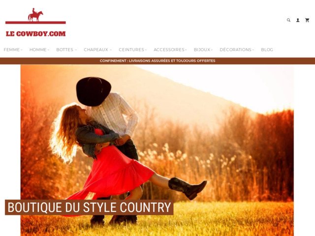 Lecowboy.com : La boutique du style Country