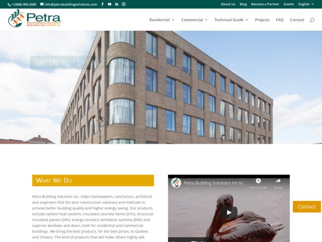 Solutions du btiment petra