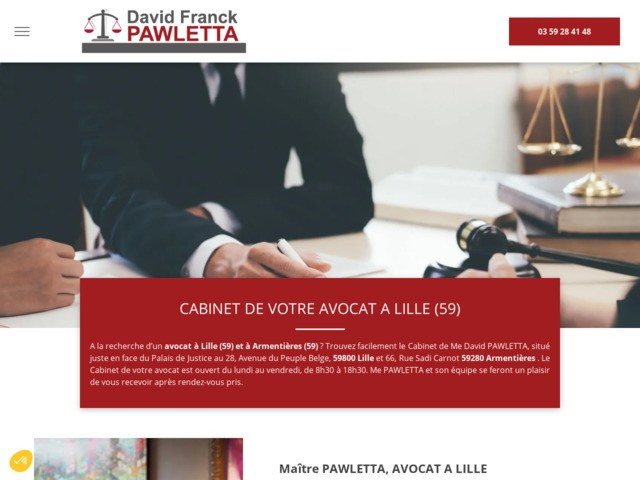 Cabinet d'avocat en droit des affaires à Lille