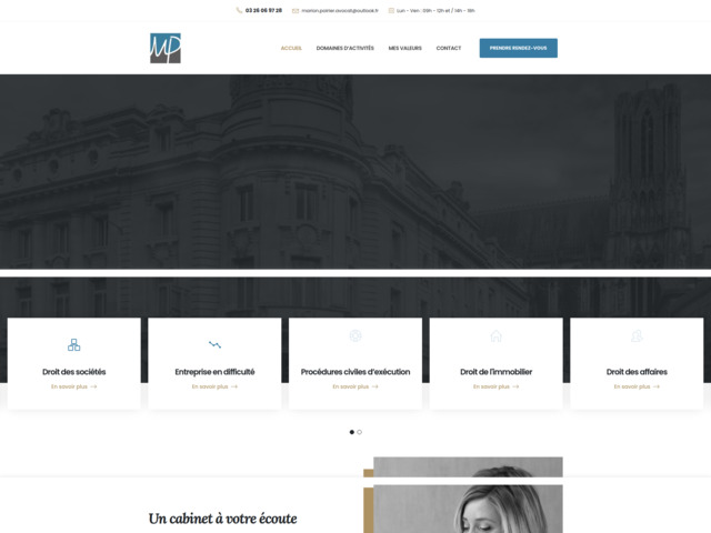 Maître marion poirier : cabinet individuel à reims