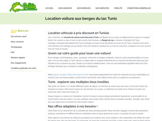 Location voiture Hammamet prix pas cher