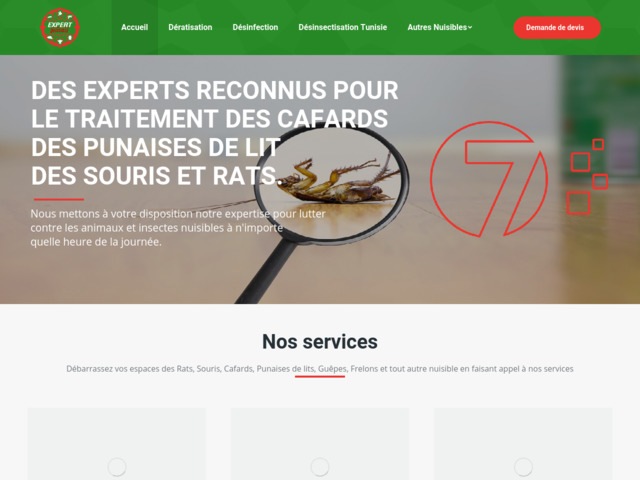 Société de dératisation et désinsectisation Tunisie