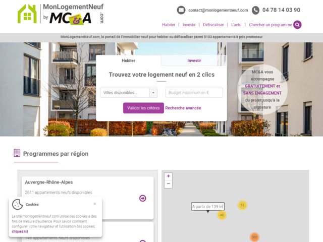 Le portail de l'immobilier neuf pour habiter ou défiscaliser