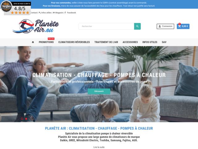 Planète air : climatisation multi split