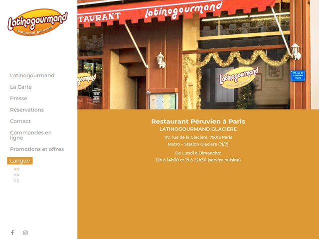 Cuisine traditionnelle pruvienne - Restaurant latinogourmand  Paris