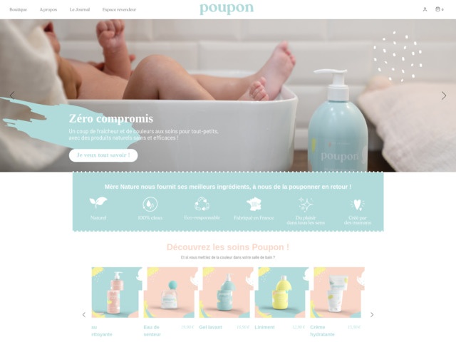 Soins pour bébé 100% naturels