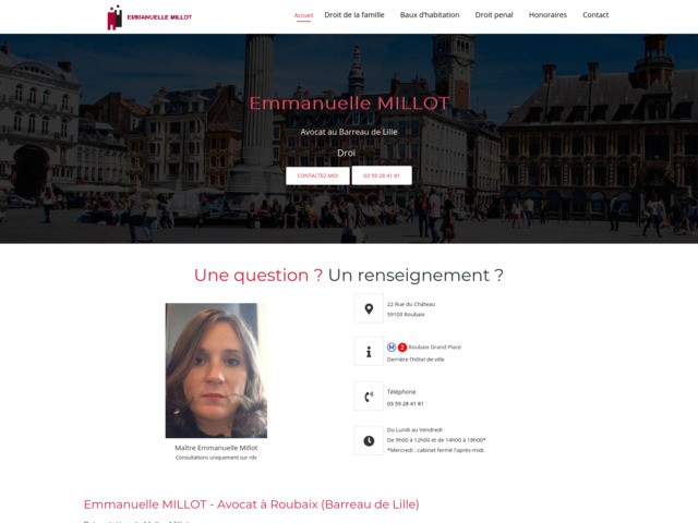 Avocat en droit pénal situé à Roubaix