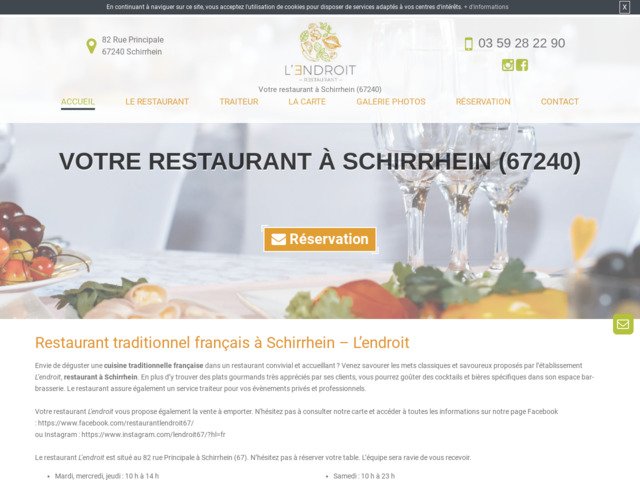 Restaurant à Schirrhein, L'endroit