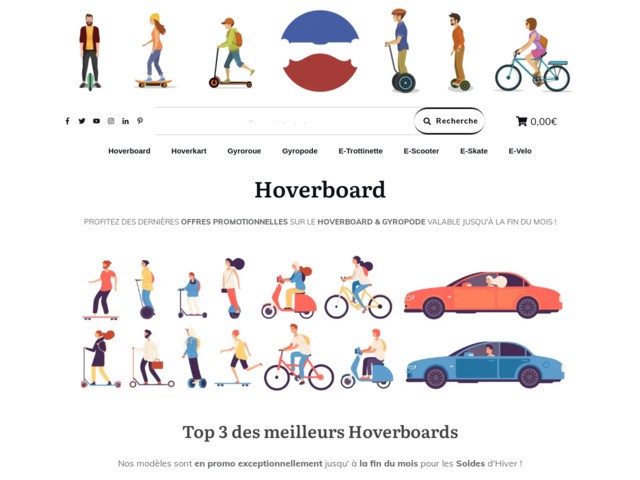 Boutique de hoverboards et de hoverkarts en France