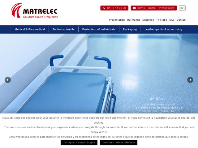 Entreprise de machines industrielle - Matrelec