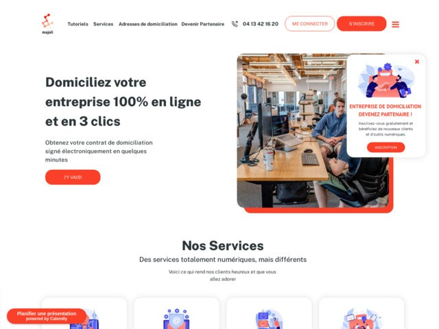 Plateforme de domiciliation