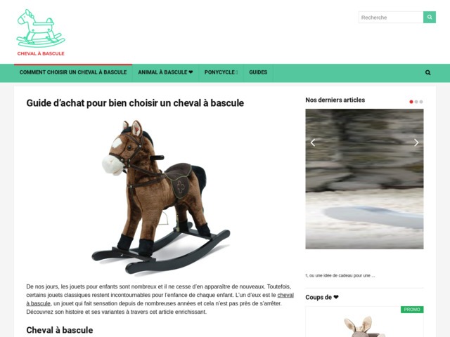 Comparatif cheval à bascule