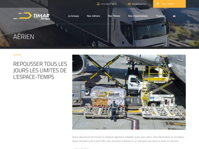 Transport de marchandise aérien Maroc