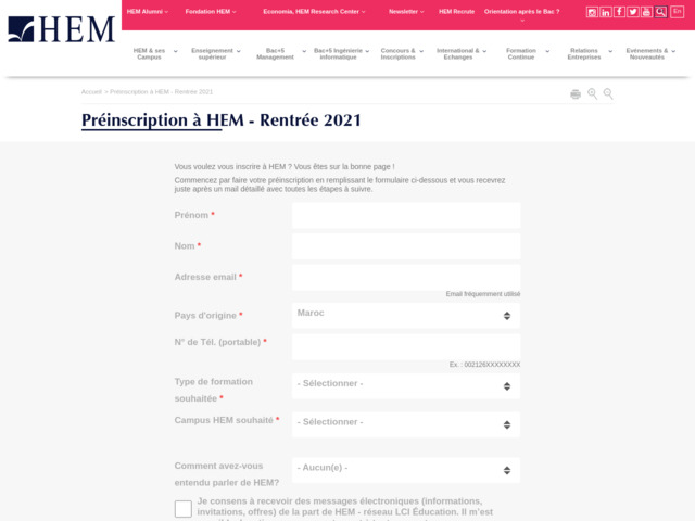 Ecole Supérieure de Management