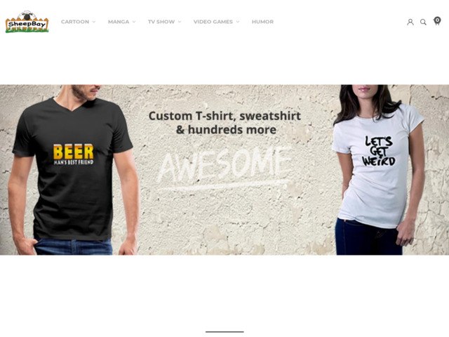 Printed T-shirts and hoodies