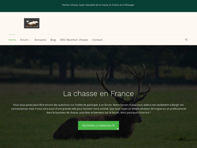 Parlons chasse