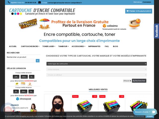 Encre compatible, cartouche, toner