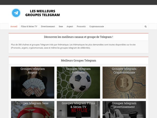 Meilleurs groupes Telegram