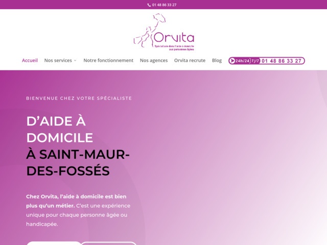 Orvita - aide à domicile aux personnes âgées à Saint-Maur-des-Fossés