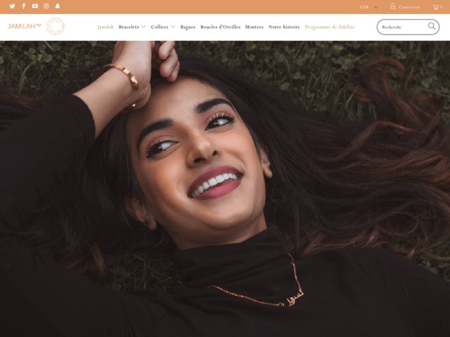 Jamilah™ | colliers & bracelets personnalisés en arabe