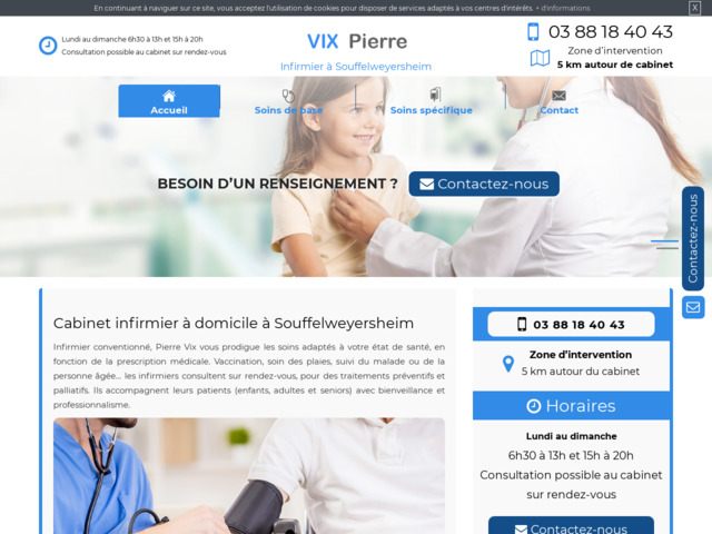 Les soins infirmiers à Souffelweyersheim