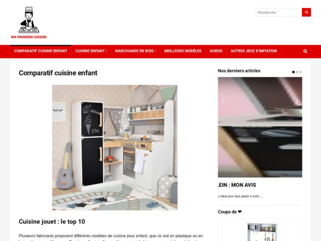 Ma première cuisine - site comparatif jeux imitation