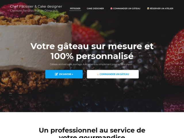 Pâtissier cake designer