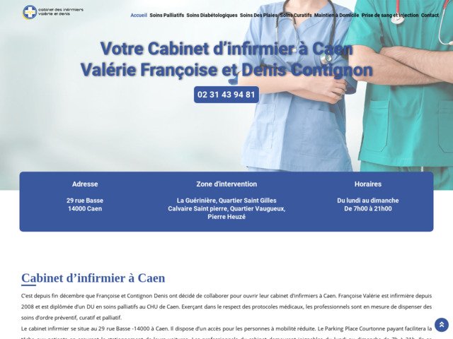 Prise de sang près de Caen