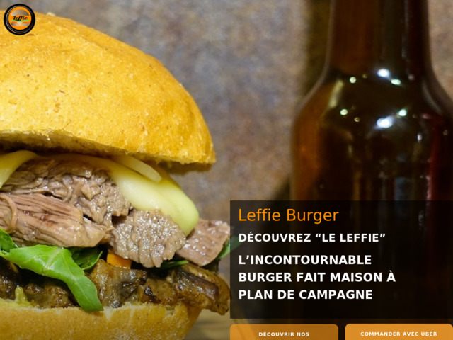 LEFFIE Burger : food truck burger à Plan de Campagne