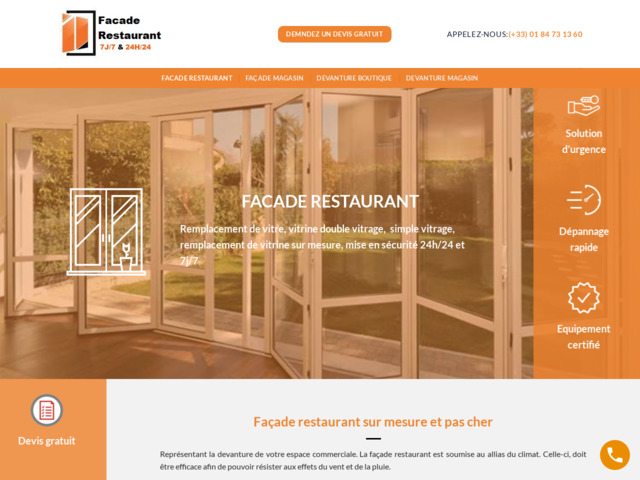 Facade restaurant