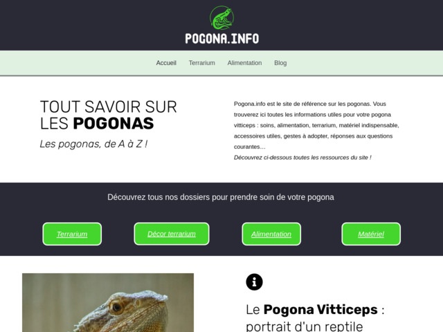 Pogona.info : le site référence sur les pogonas