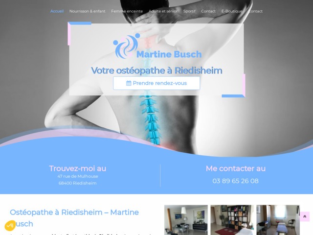 Ostéopathe pour sénior à Riedisheim, Martine Busch
