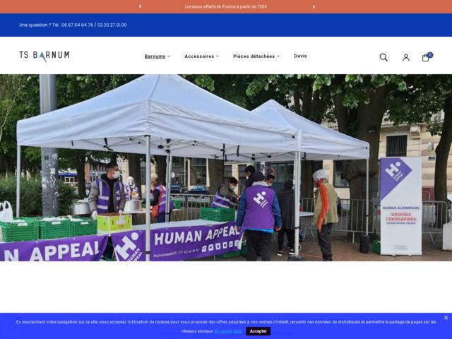 Spécialiste du barnum - tonnelle pliante- stand pliable - barnum pliant
