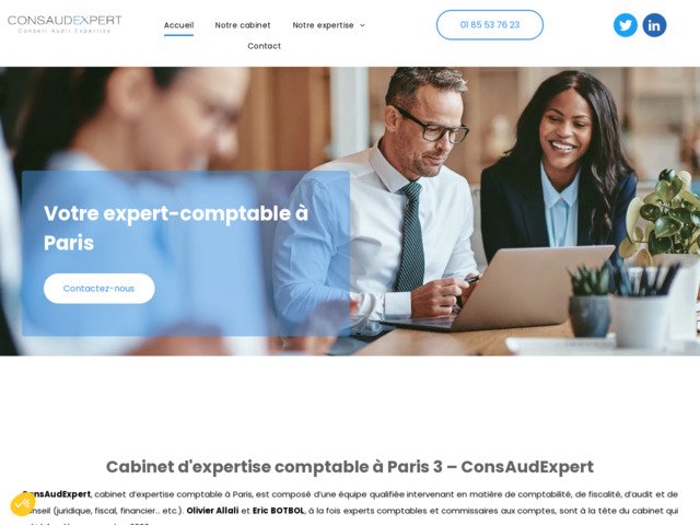 Votre cabinet d'expertise comptable à Paris