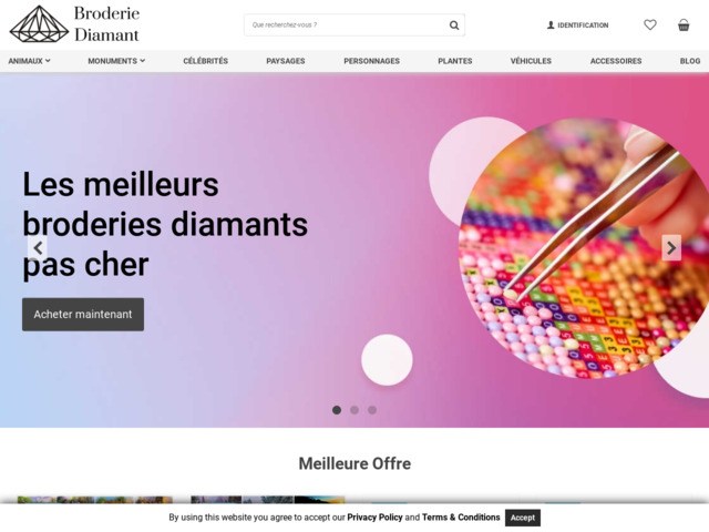 Broderie diamant