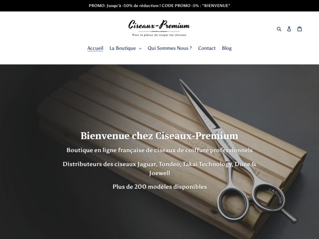 Le spécialiste des ciseaux de coiffure en France