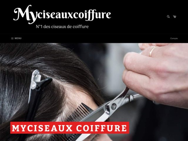 Le plus grand choix de ciseaux en ligne est chez myciseauxcoiffure.com