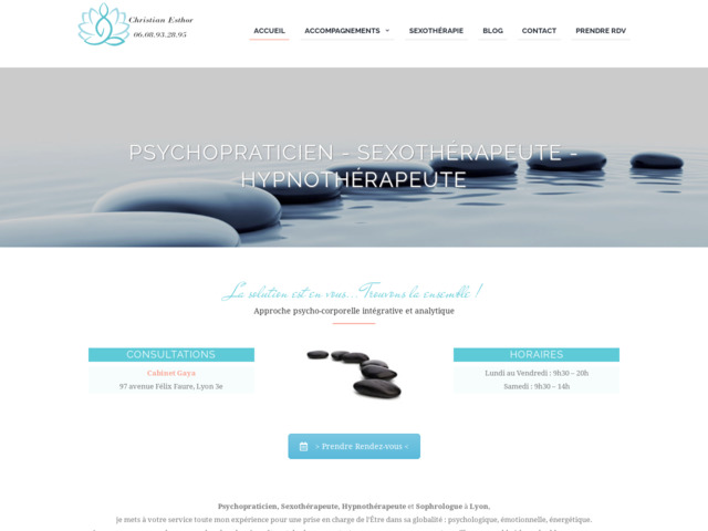 Christian esthor - sexothérapeute - hypnothérapeute