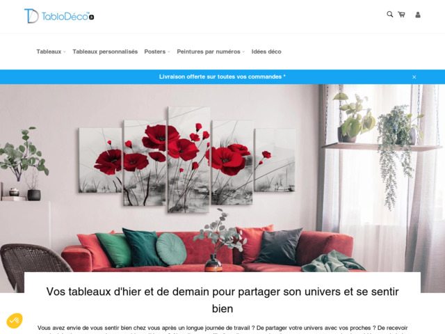 Tablodco : boutique en ligne de dcoration murale