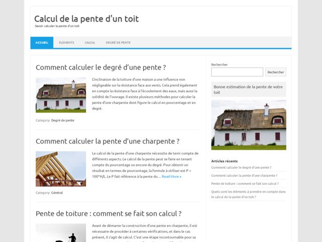 Comment calculer une pente de toit | pourcentage, degré, angle