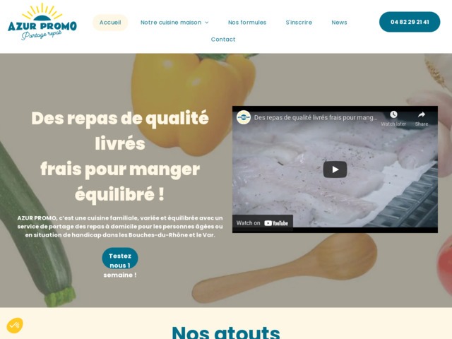 Portage de repas pour personne âgée à Marseille