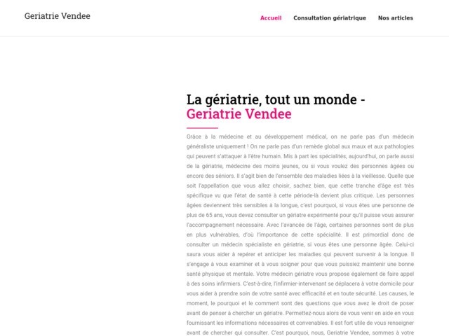 Médecin en maladies gériatriques